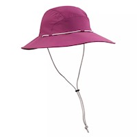 SOMBRERO TREKKING MONTAÑA ANTI-UV TREK 500  MUJER VIOLETA